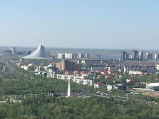 Апарт-отели Grand Alatau Naberezhnaya A Class Apartment Нур-Султан Большой двухместный номер с 1 кроватью-1