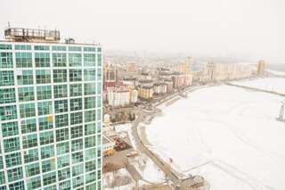 Апарт-отели Grand Alatau Naberezhnaya A Class Apartment Нур-Султан Большой двухместный номер с 1 кроватью-10