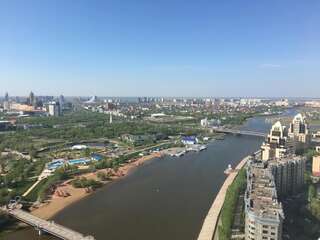 Апарт-отели Grand Alatau Naberezhnaya A Class Apartment Нур-Султан Большой двухместный номер с 1 кроватью-4