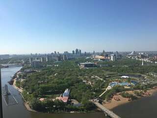 Апарт-отели Grand Alatau Naberezhnaya A Class Apartment Нур-Султан Большой двухместный номер с 1 кроватью-22