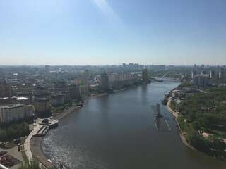 Апарт-отели Grand Alatau Naberezhnaya A Class Apartment Нур-Султан Большой двухместный номер с 1 кроватью-23