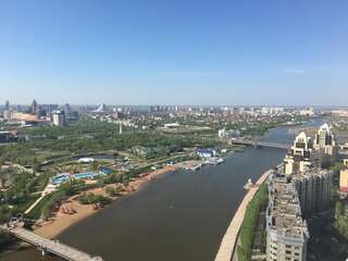 Апарт-отели Grand Alatau Naberezhnaya A Class Apartment Нур-Султан Большой двухместный номер с 1 кроватью-25