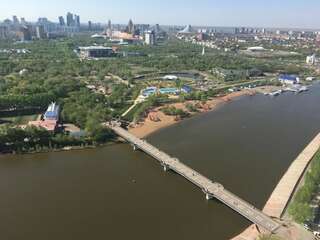 Апарт-отели Grand Alatau Naberezhnaya A Class Apartment Нур-Султан Большой двухместный номер с 1 кроватью-26